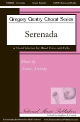 Serenada SATB choral sheet music cover